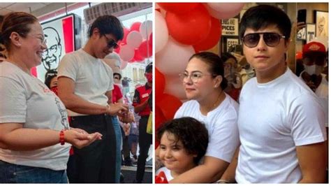 jordan lim mother|Daniel Padilla & Karla Estrada open their KFC branch in Tacloban.